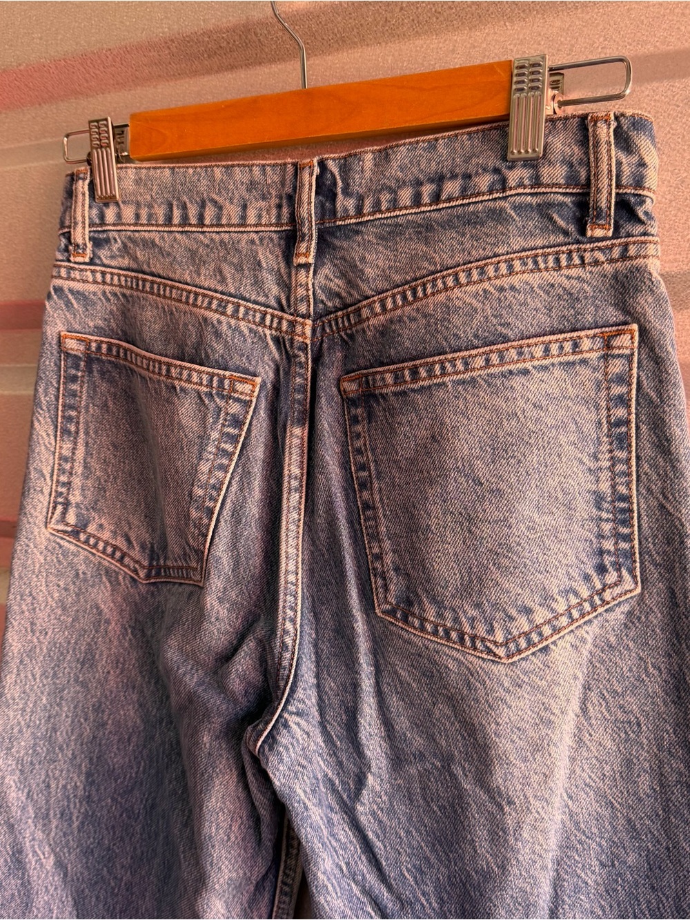 Reformation cynthia high rise straight long jean - Picture 7 of 9